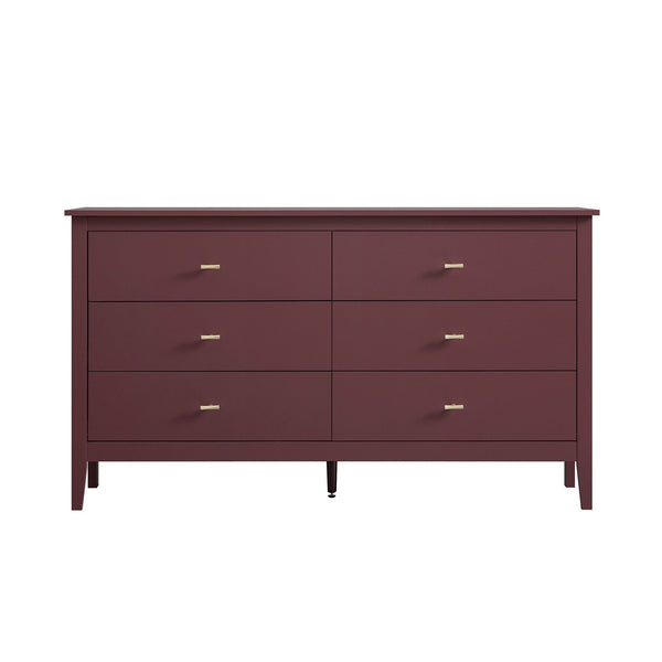 Oakham 6-Drawer Dresser, Wild Cherry