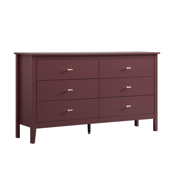 Oakham 6-Drawer Dresser, Wild Cherry