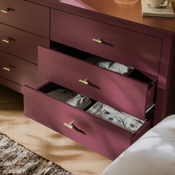 Oakham 6-Drawer Dresser, Wild Cherry