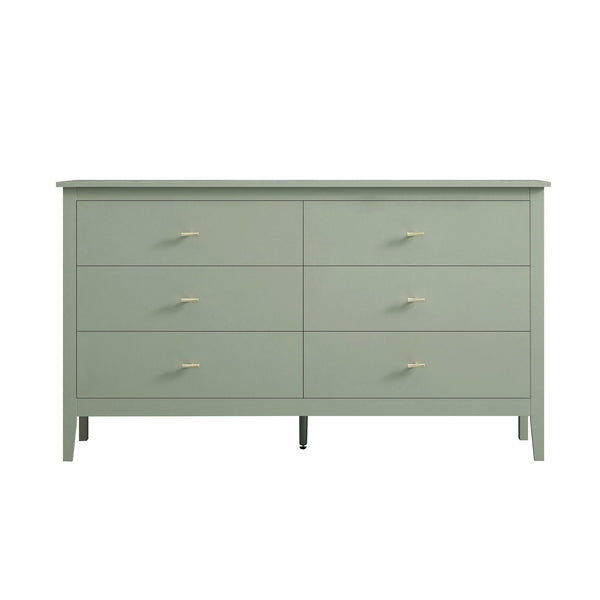 Oakham 6-Drawer Dresser, Desert Sage