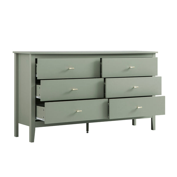Oakham 6-Drawer Dresser, Desert Sage