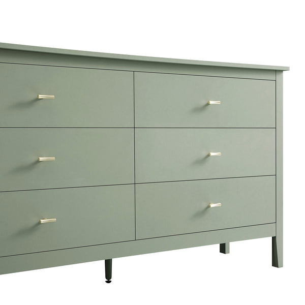 Oakham 6-Drawer Dresser, Desert Sage