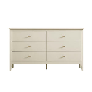 Oakham 6-Drawer Dresser, Shaded White