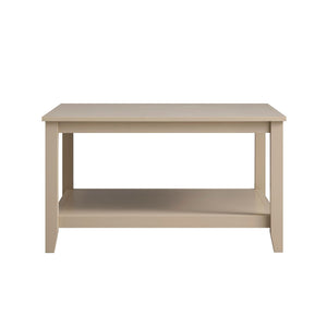 Oakham 32" Square Coffee Table, Deep Greige