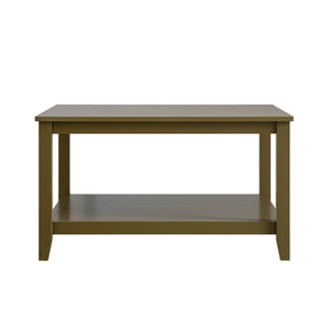 Oakham 32" Square Coffee Table, Olive Grove
