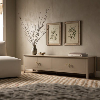 Oakham 70" Wide Media Unit, Deep Greige