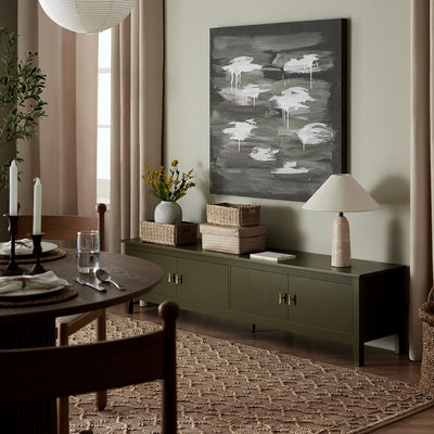 Oakham 70" Wide Media Unit, Olive Grove