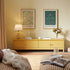 Oakham 70" Wide Media Unit, Rattan Yellow