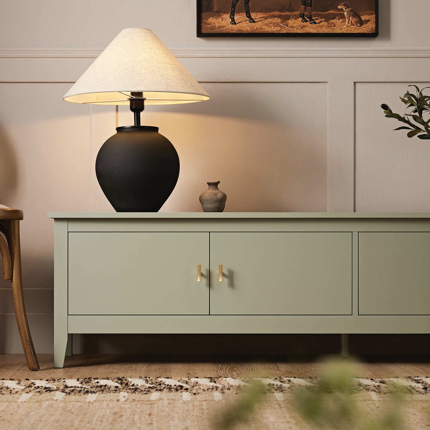 Oakham 70" Wide Media Unit, Desert Sage
