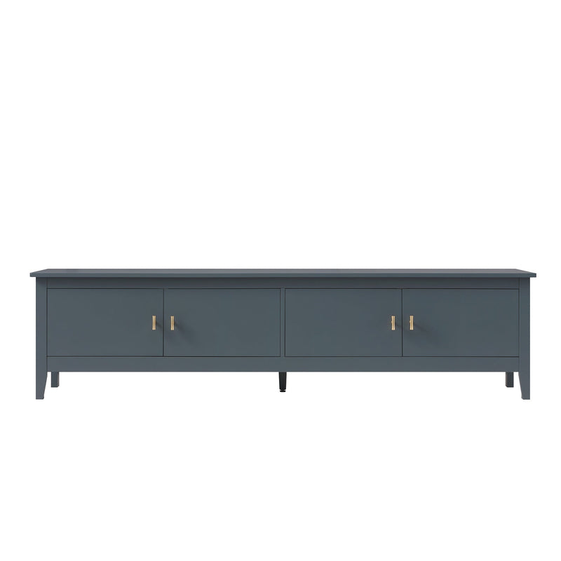 Oakham 70" Wide Media Unit, Stormy Blue