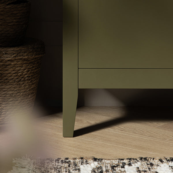 Oakham Wide Sideboard with Drawers, Olive Grove