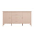 Oakham Wide Sideboard with Drawers, Nude Pink
