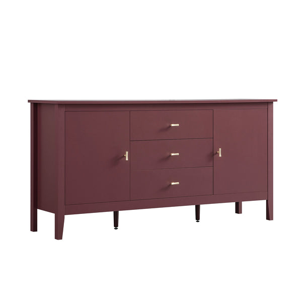 Oakham Wide Sideboard with Drawers, Wild Cherry