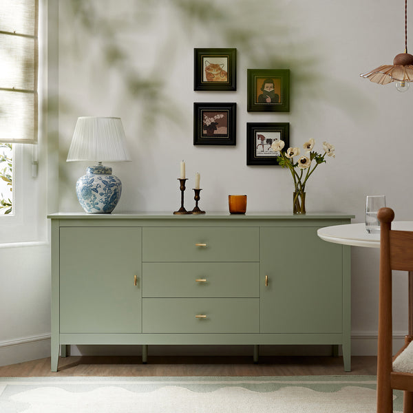 Oakham Wide Sideboard with Drawers, Desert Sage