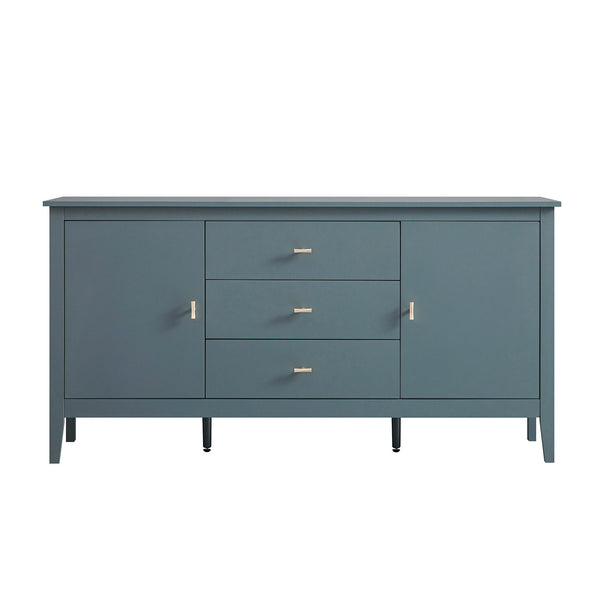 Oakham Wide Sideboard with Drawers, Stormy Blue