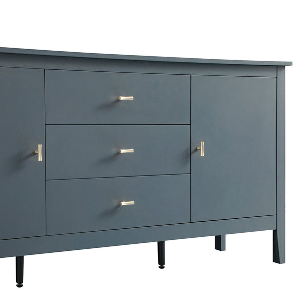 Oakham Wide Sideboard with Drawers, Stormy Blue
