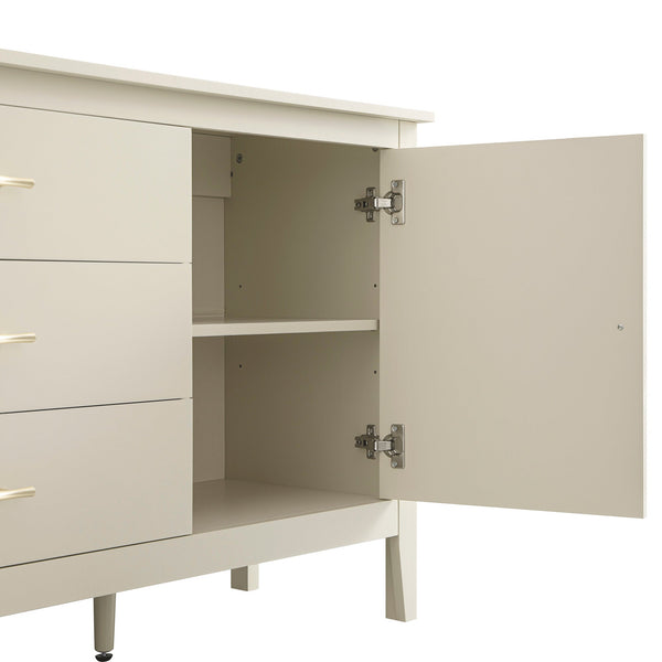 Oakham Wide Sideboard with Drawers, Shaded White