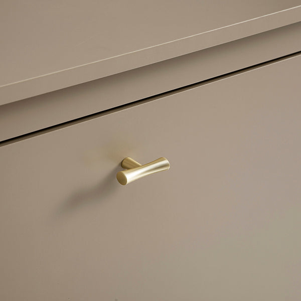 Oakham 2-Tier Shoe Cabinet, Deep Greige