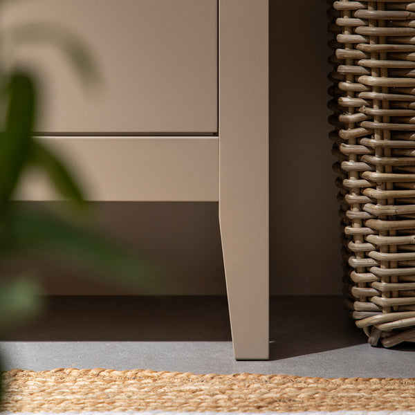 Oakham 2-Tier Shoe Cabinet, Deep Greige