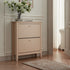 Oakham 2-Tier Shoe Cabinet, Nude Pink
