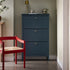 Oakham 3-Tier Shoe Cabinet, Stormy Blue