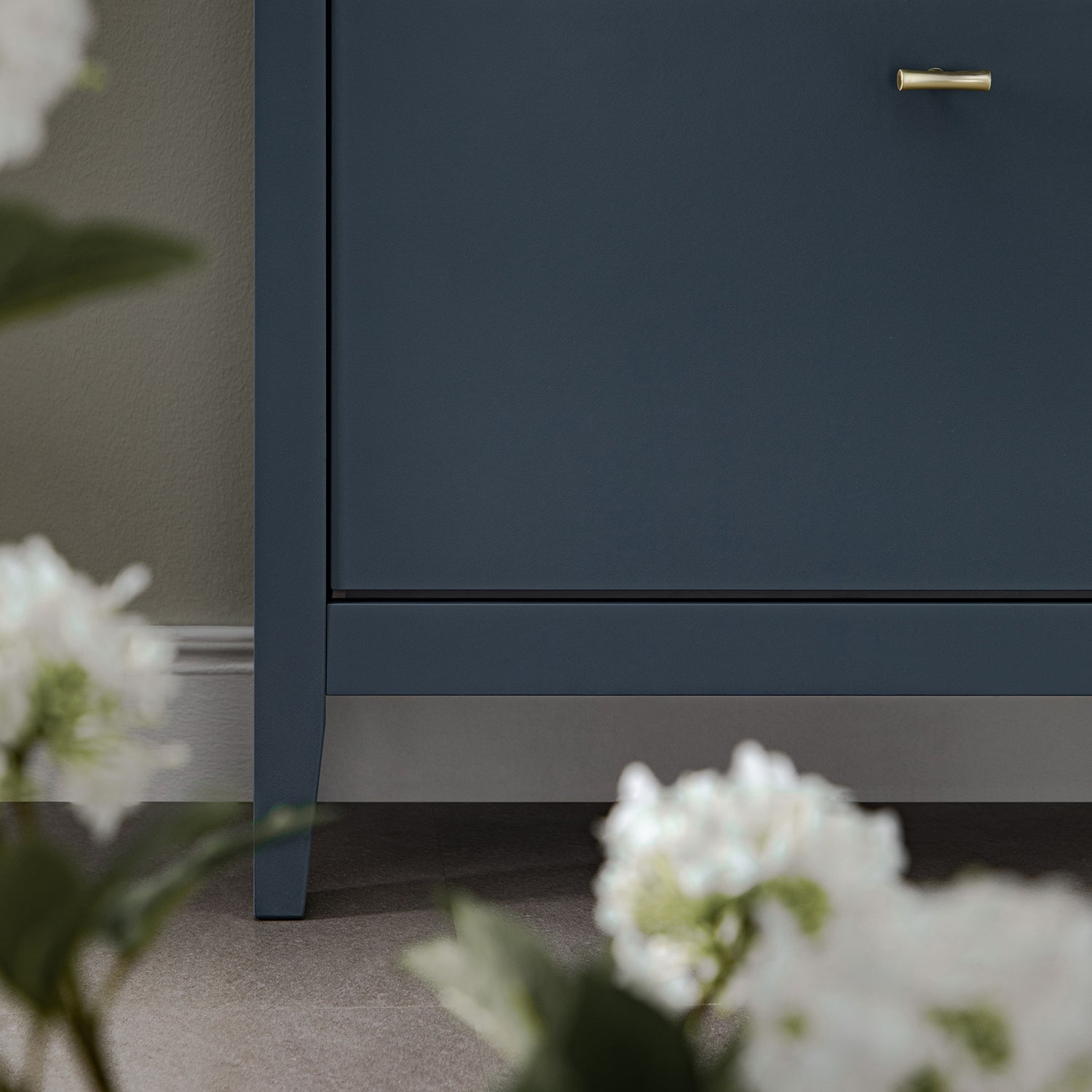 Oakham 3-Tier Shoe Cabinet, Stormy Blue