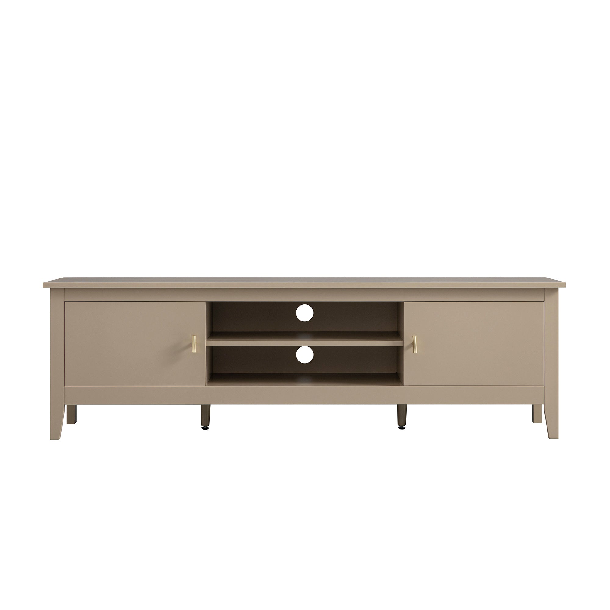 Oakham 59" Wide Media Unit, Deep Greige