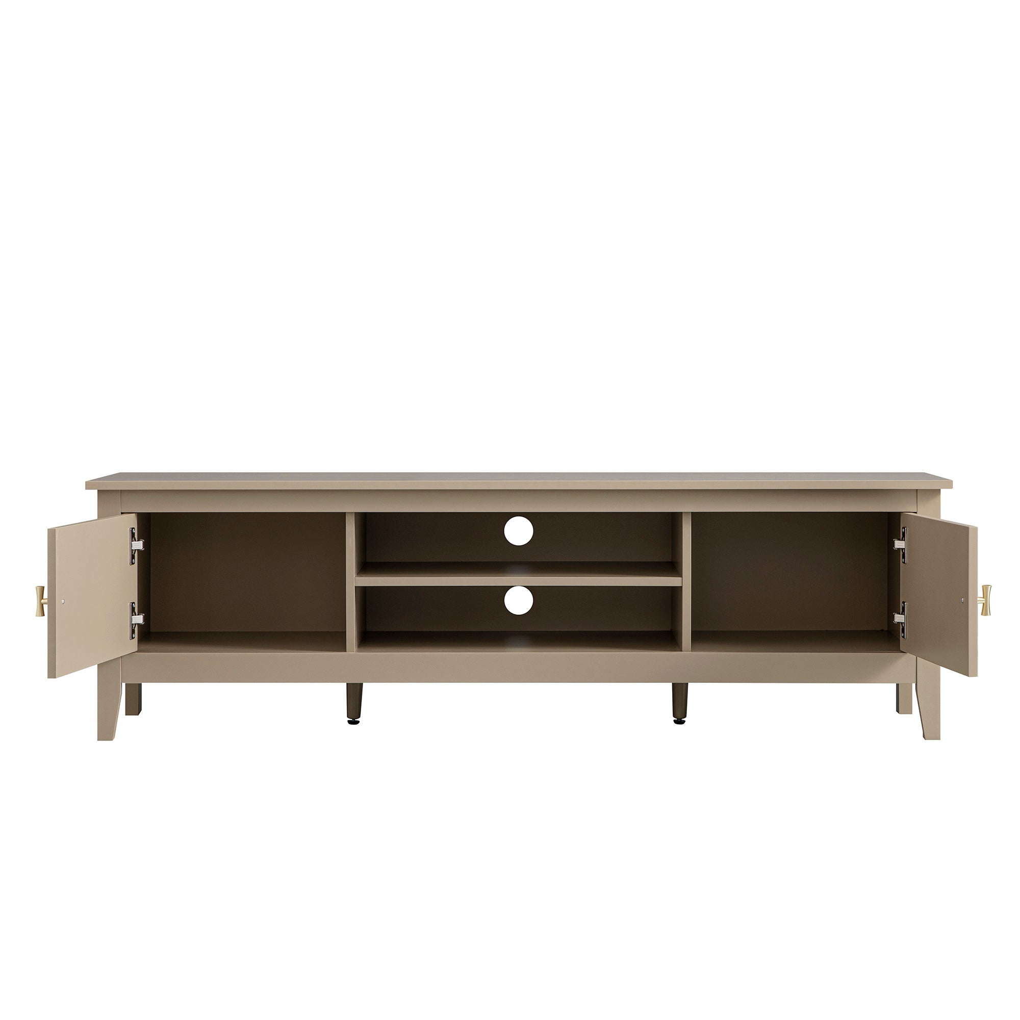 Oakham 59" Wide Media Unit, Deep Greige