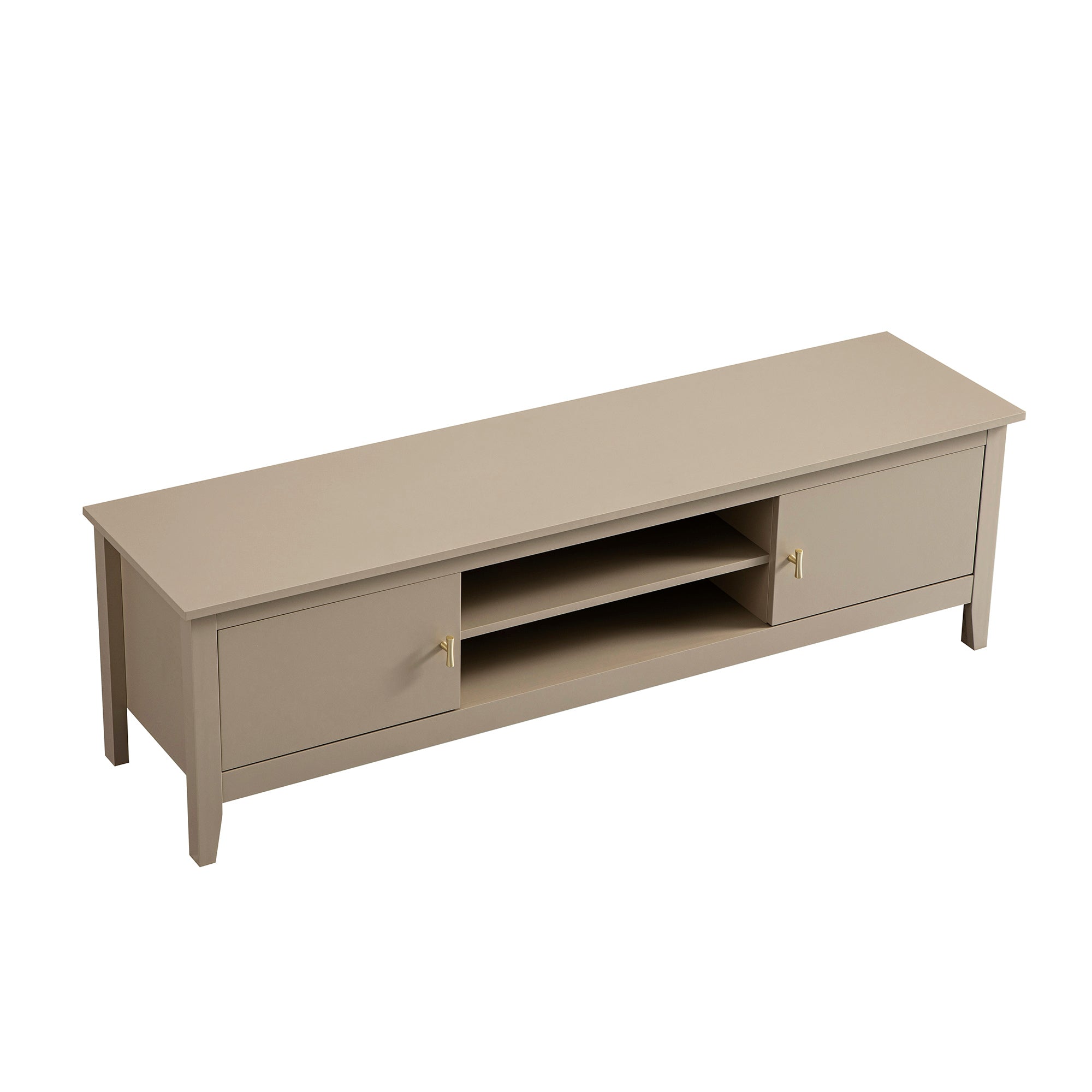 Oakham 59" Wide Media Unit, Deep Greige