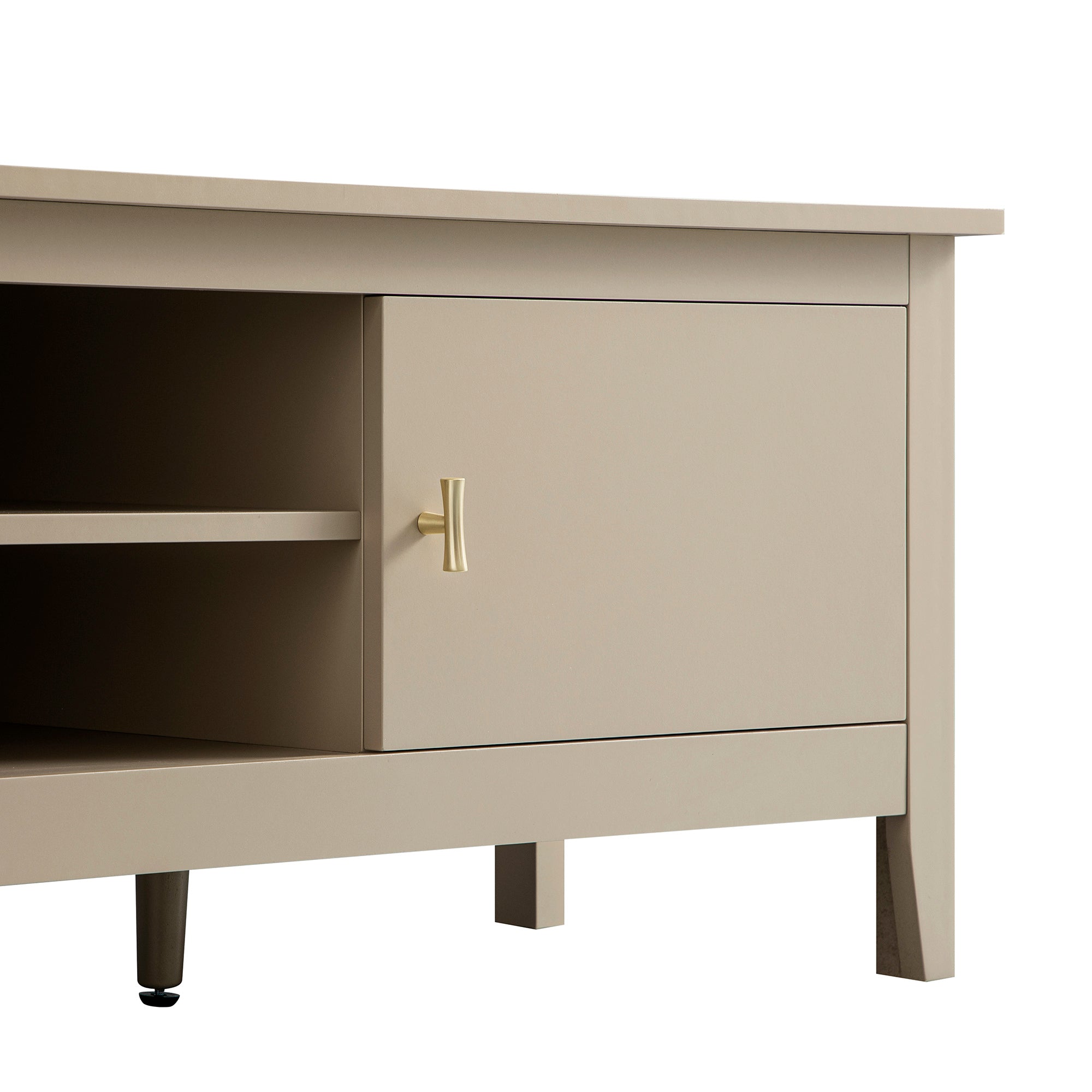 Oakham 59" Wide Media Unit, Deep Greige