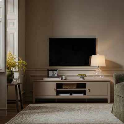 Oakham 59" Wide Media Unit, Deep Greige