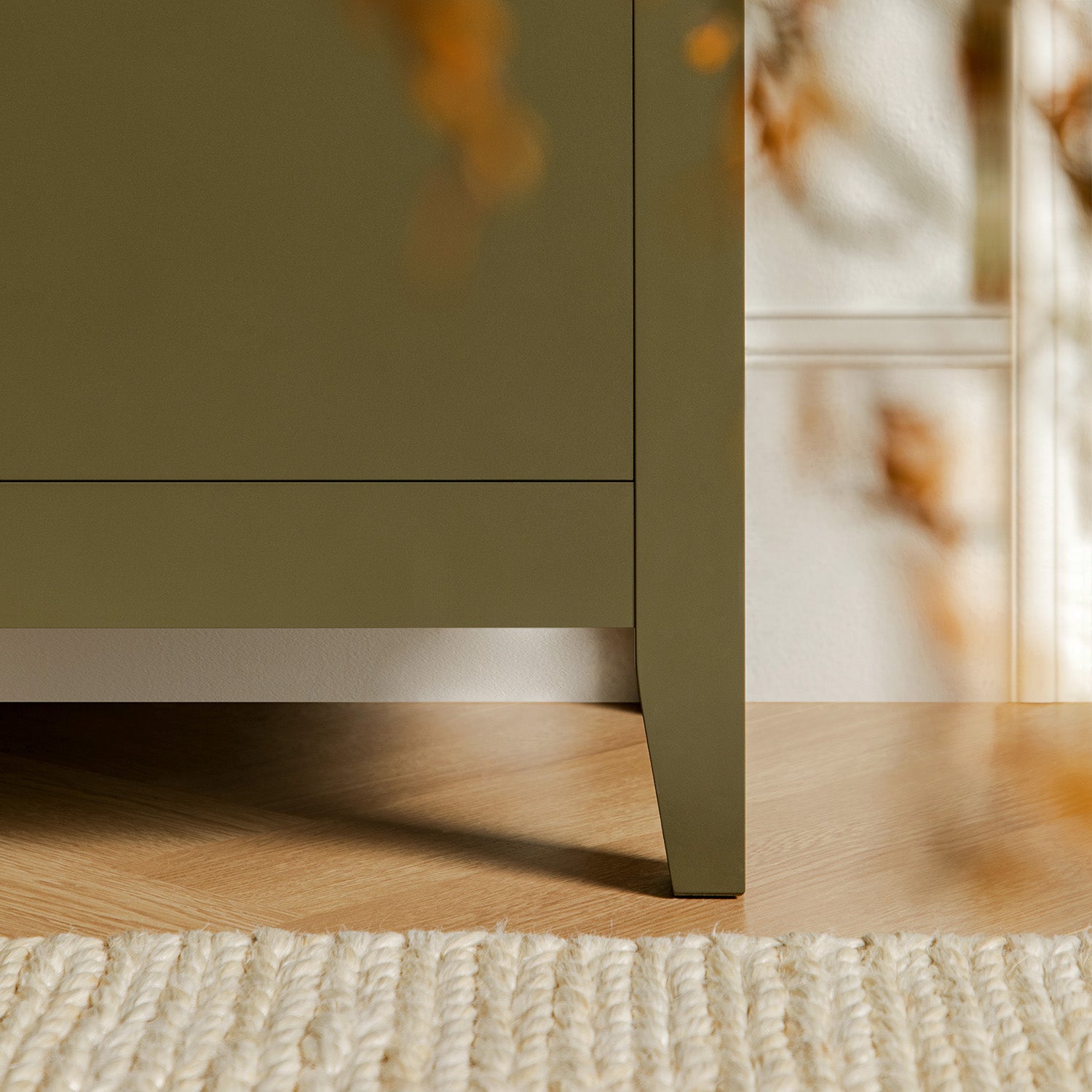 Oakham 59" Wide Media Unit, Olive Grove