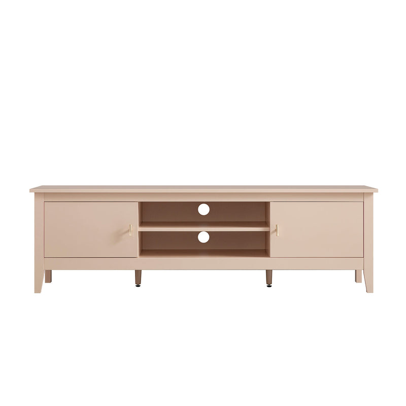 Oakham 59" Wide Media Unit, Nude Pink