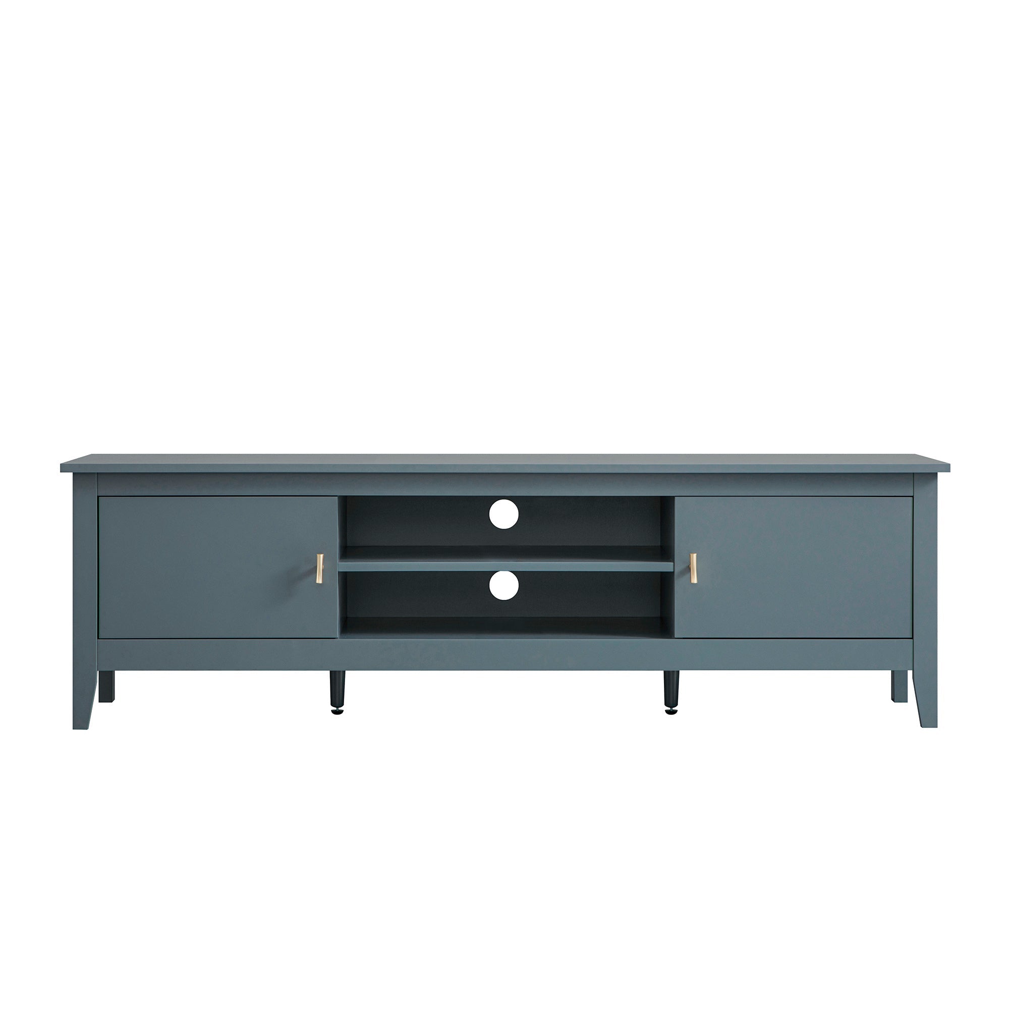 Oakham 59" Wide Media Unit, Stormy Blue