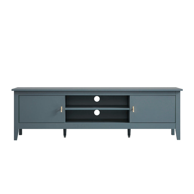 Oakham 59" Wide Media Unit, Stormy Blue