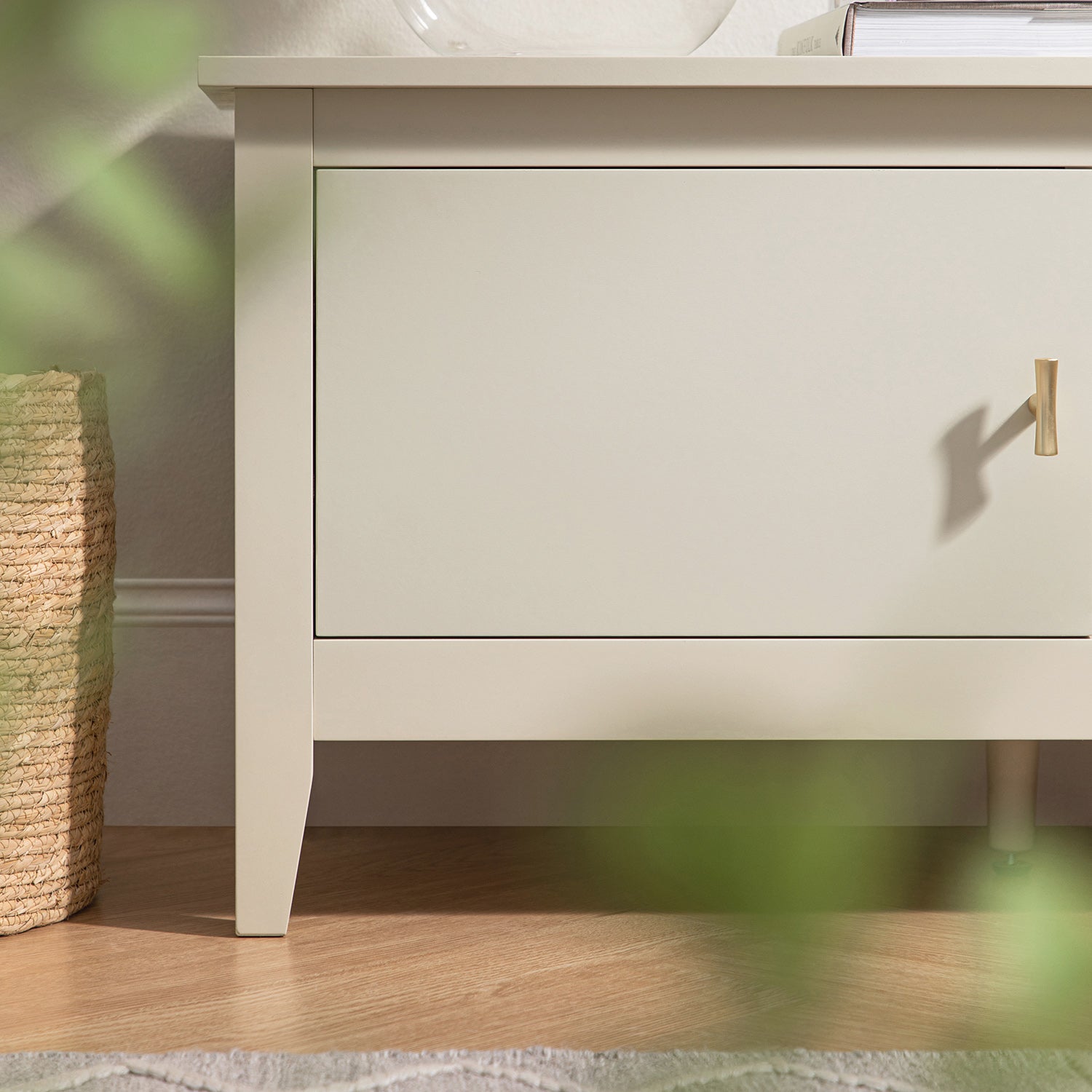 Oakham 59" Wide Media Unit, Shaded White