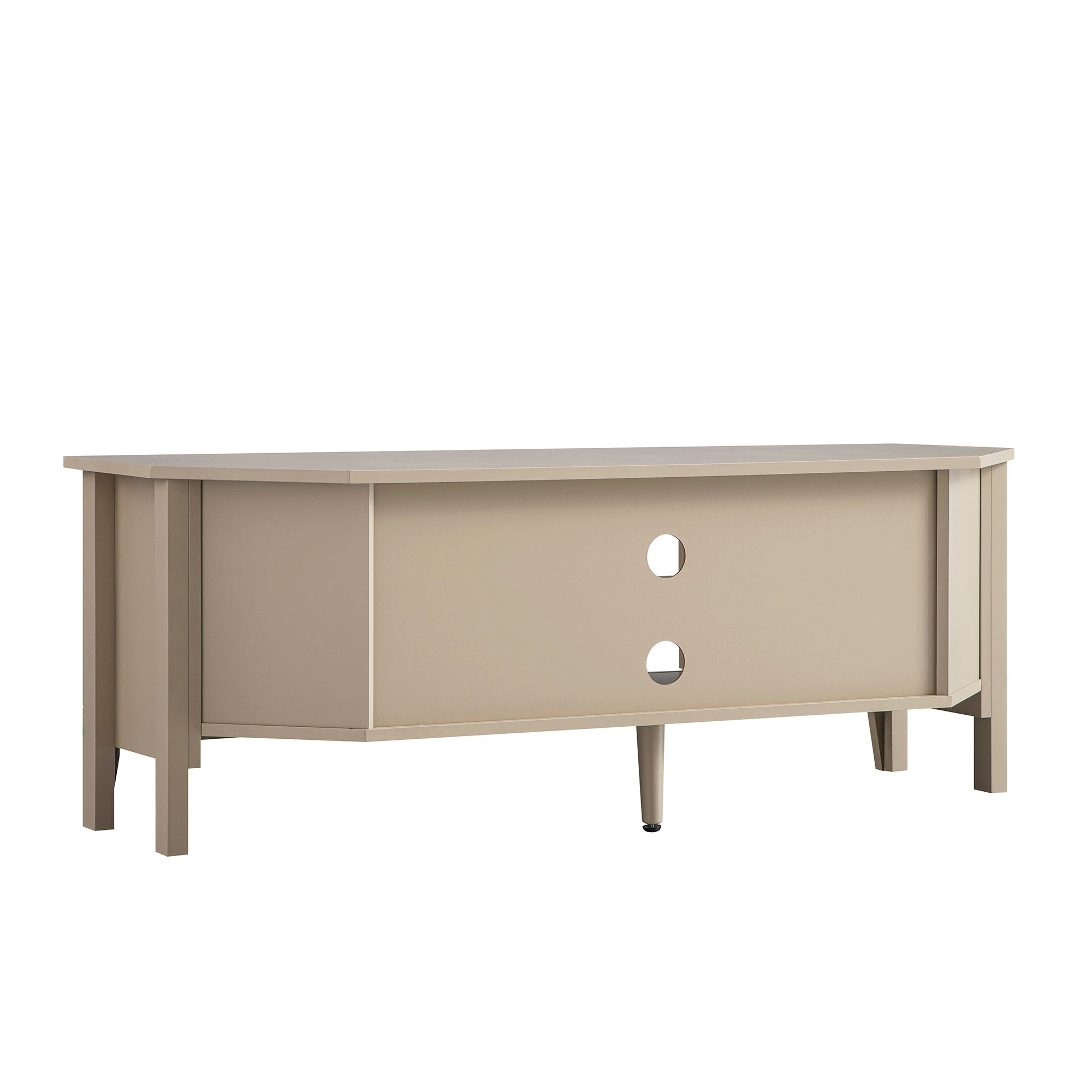 Oakham 47" Wide Corner Media Unit, Deep Greige