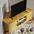 Oakham 47" Wide Corner Media Unit, Rattan Yellow