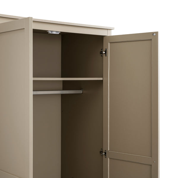 Oakham Double Closet, Deep Greige