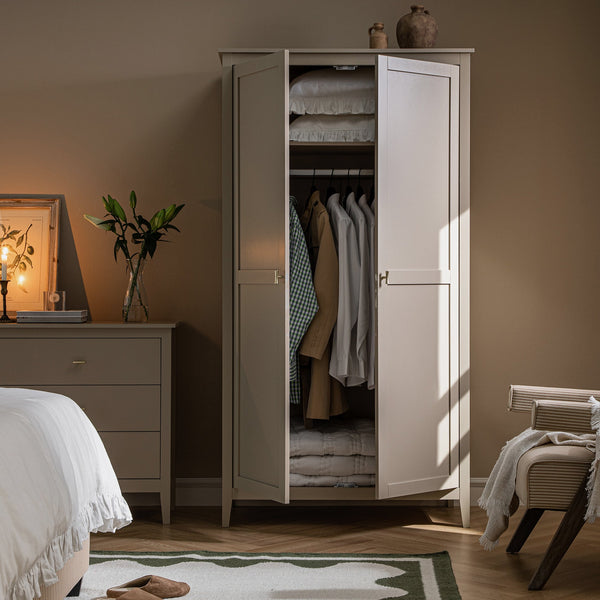 Oakham Double Closet, Deep Greige