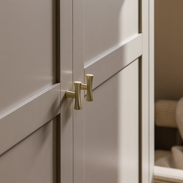 Oakham Double Closet, Deep Greige