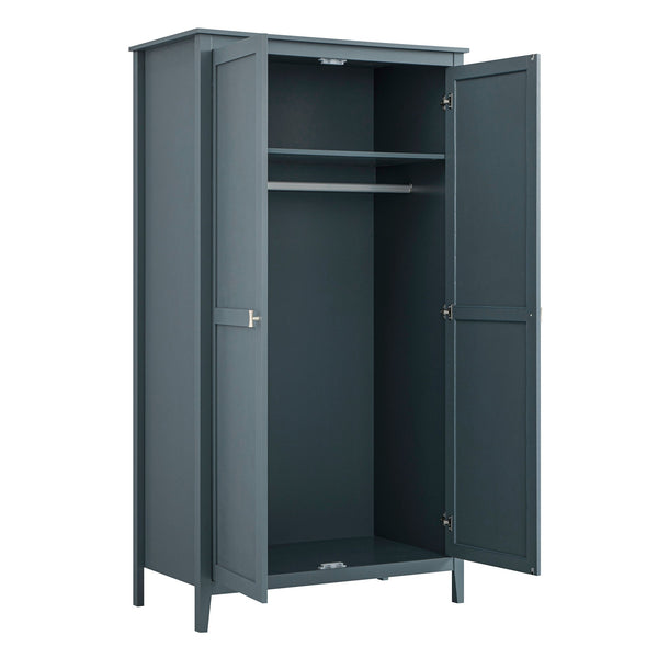 Oakham Double Closet, Stormy Blue