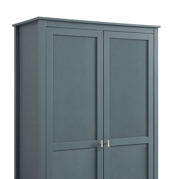Oakham Double Closet, Stormy Blue