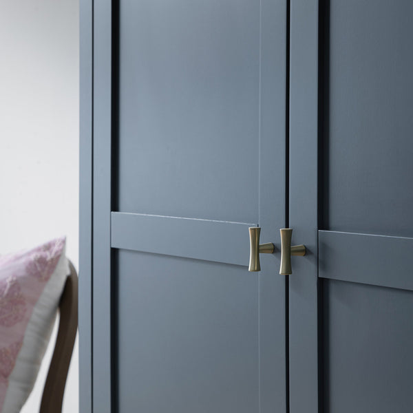 Oakham Double Closet, Stormy Blue