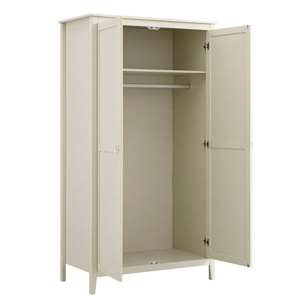 Oakham Double Closet, Shaded White