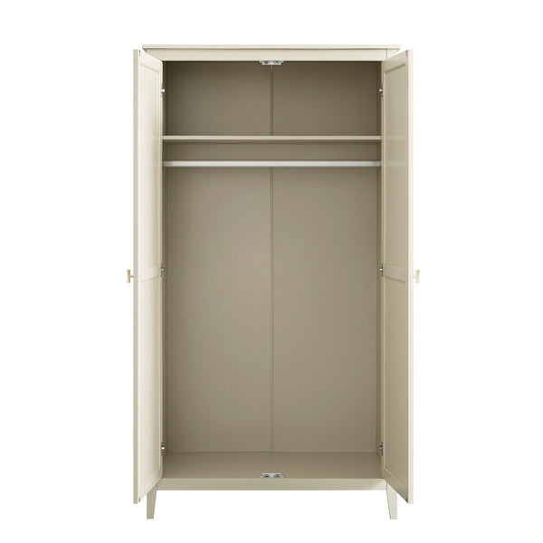 Oakham Double Closet, Shaded White