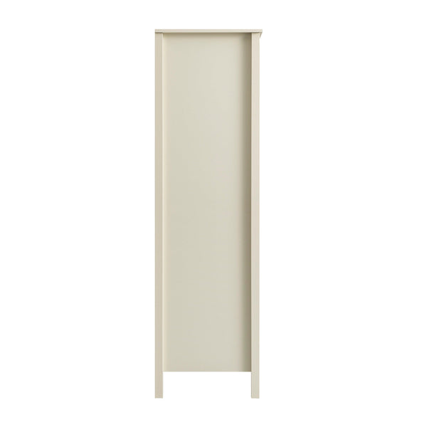 Oakham Mirrored Double Closet, Shaded White