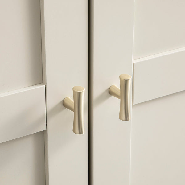 Oakham Double Closet, Shaded White