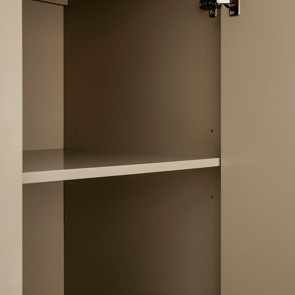 Oakham Triple Closet, Deep Greige