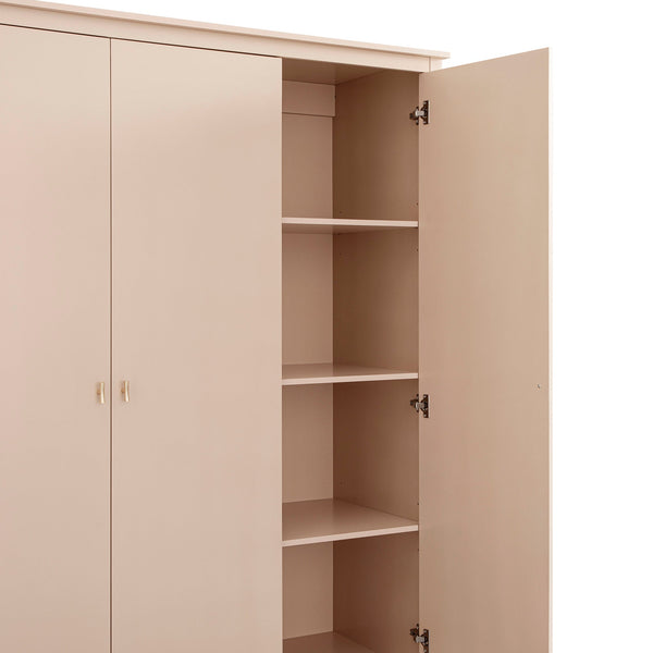 Oakham Triple Closet, Nude Pink